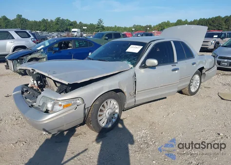 2009 Mercury Grand Marquis Ls (Fleet Only) из США, поврежденный, VIN 2MEHM75V49X627883